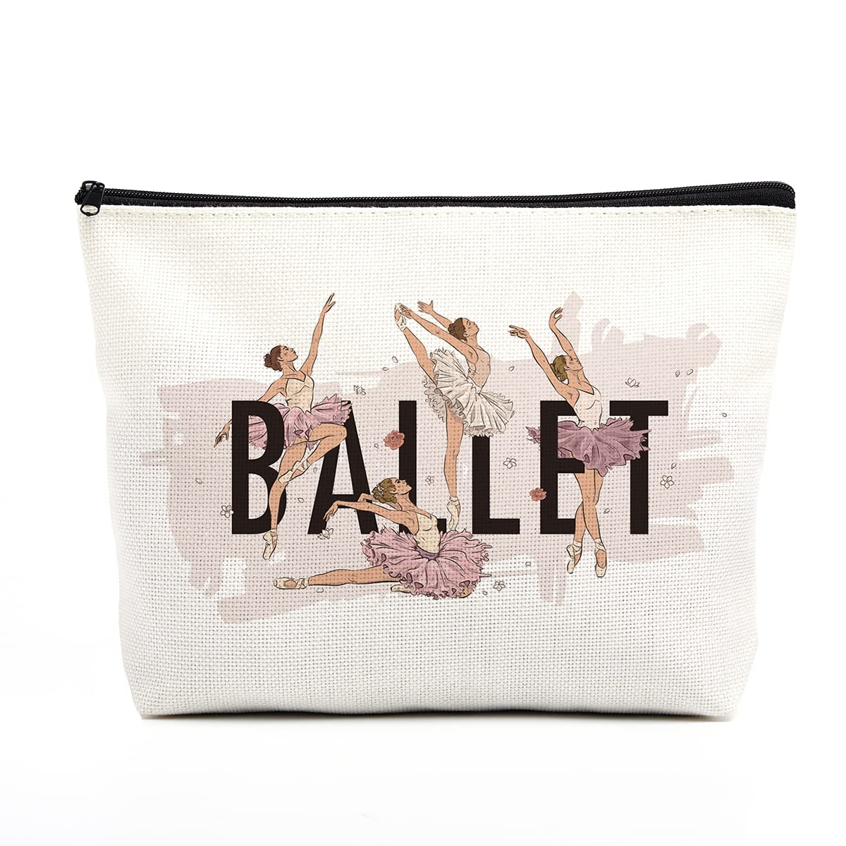 Elegant Ballet Actress Makeup Bag - Ballerina Shoe Pouch for Dance Recital Gifts | Perfect for Ballet Lovers, Dance Classes & Travel Organizers