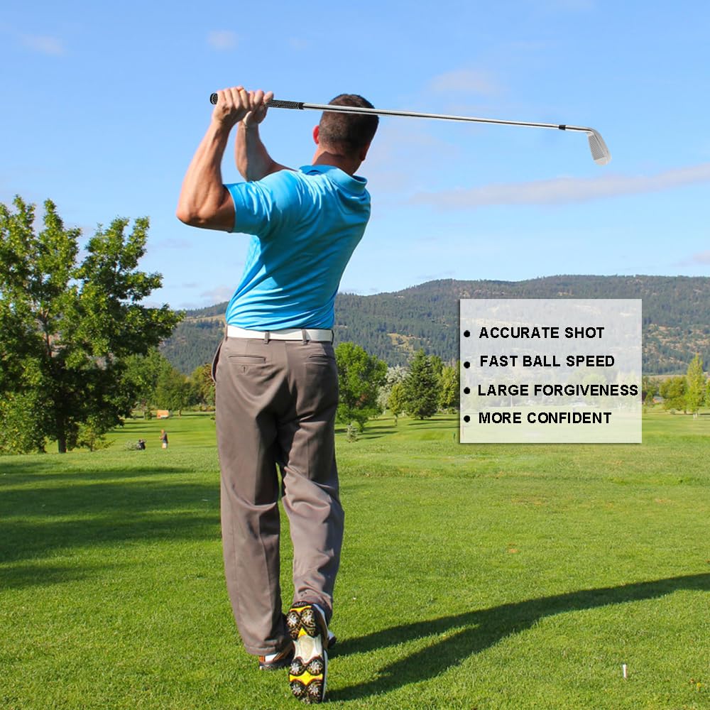 MAZEL Golf Individual Iron 7 & Iron 9 Club Set - Premium Golf Clubs for Men & Women - Perfect for Driving Range & Course Practice