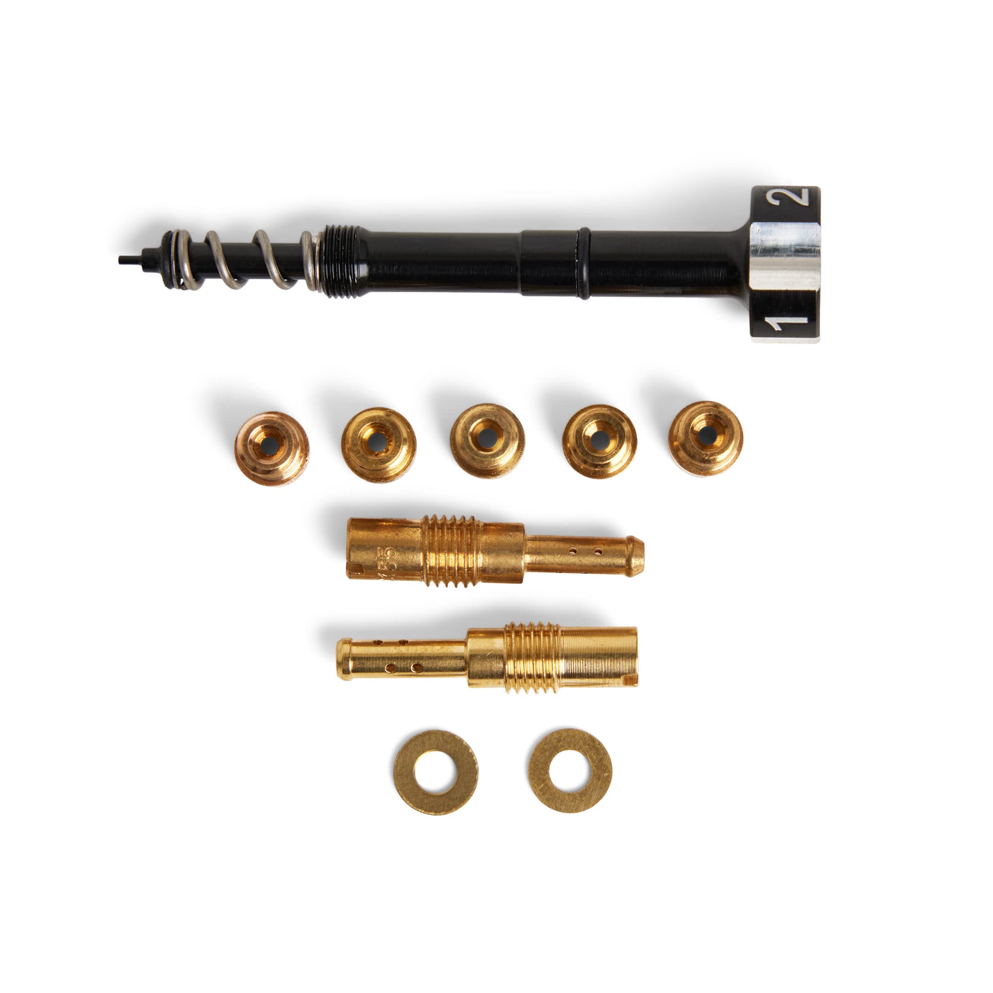 Honda Shadow Aero VT750 Carburetor Rebuild Kit - Performance Tuning Kit with 2 Pilot Jets & 5 Main Jets for VT750 Motorcycles - Carb Repair Kit for Improved Acceleration & Fuel Efficiency - Perfect for DIY Motorcycle Maintenance & Engine Upgrades