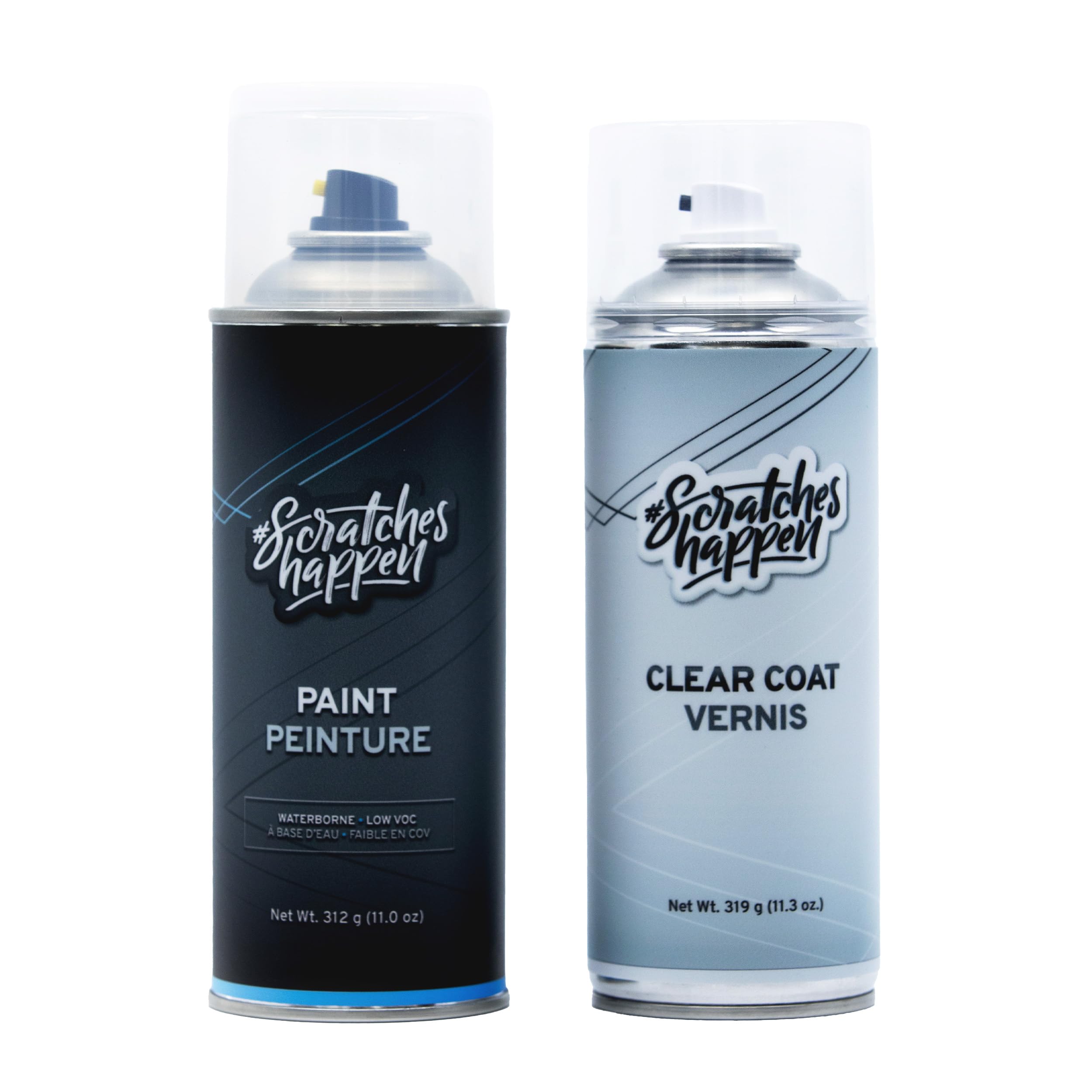 ScratchesHappen Exact-Match Tesla Spray Paint Kit - Obsidian Black Metallic (PMBL) with Paint & Clear Coat | Perfect for Car Touch-Ups, Scratch Repair & DIY Auto Restoration