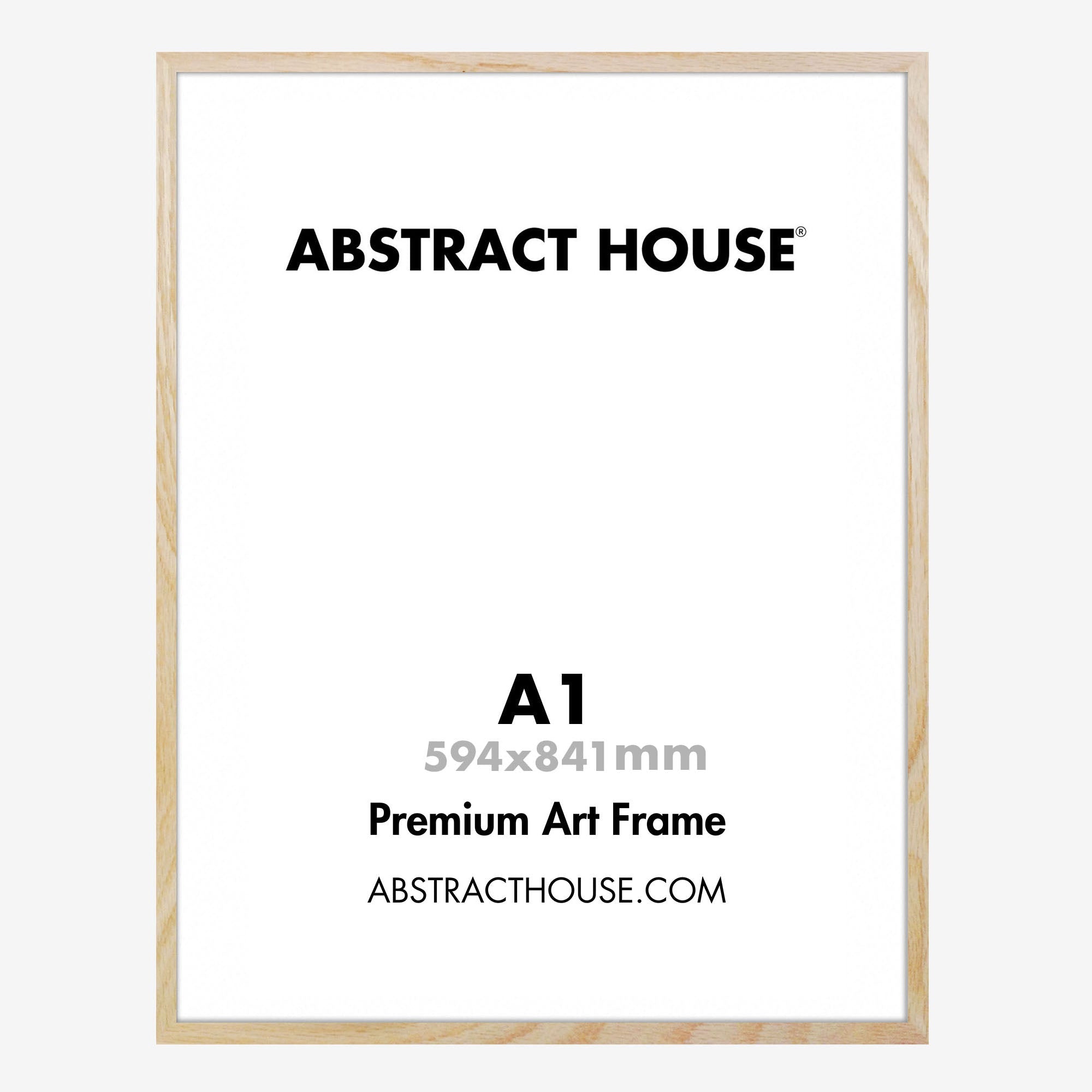 Premium A1 Wooden Picture Frame - Elegant Display for Photos, Artwork & Certificates - Perfect for Home, Office & Gift Giving