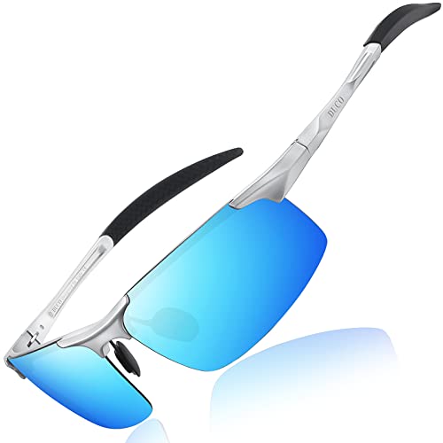 Silver Frame Revo Blue Lens