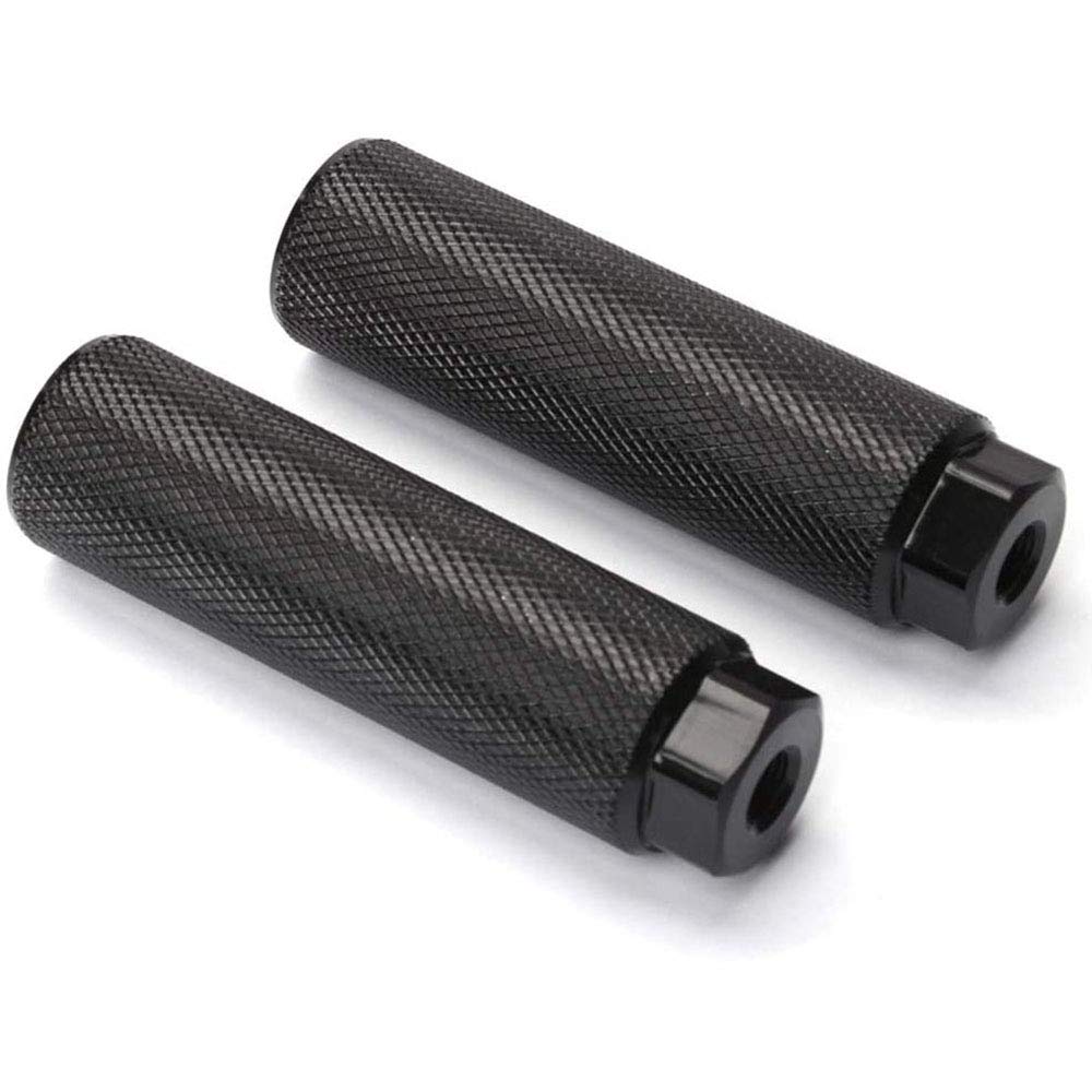 **1 Pair Bike Pegs - Alloy MTB BMX Foot Pedals for Stunt Riding, Backseat Stands & Footrest - Fits 3/8
