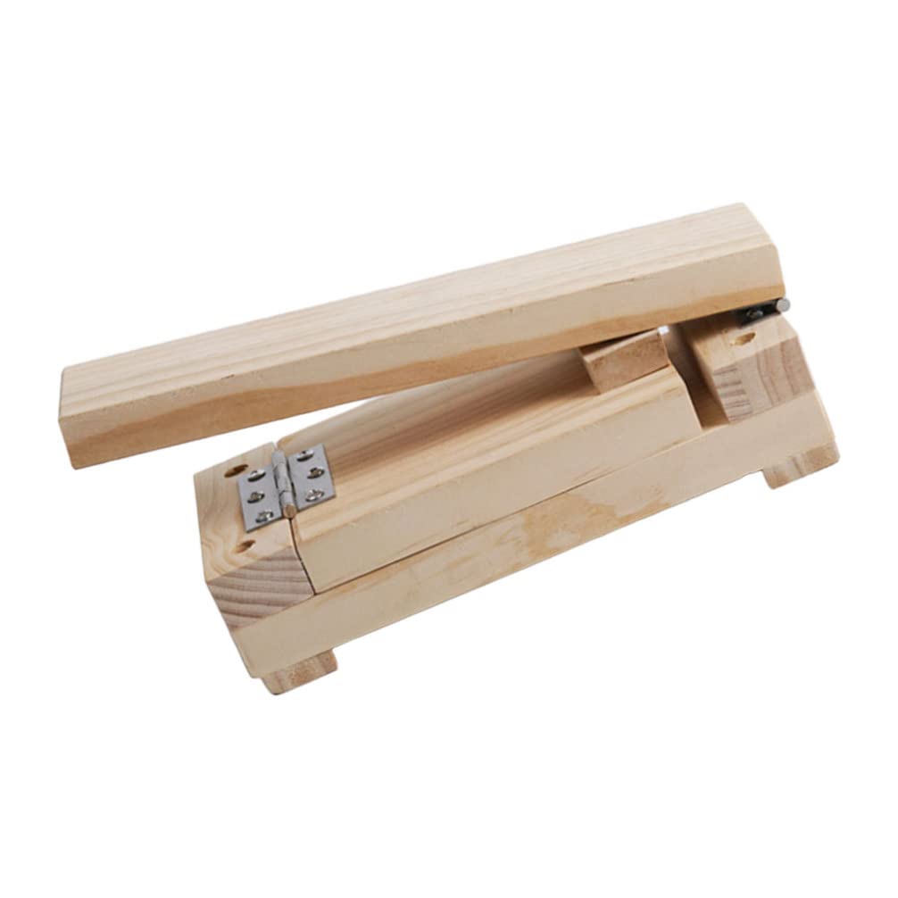 HEMOTON Wooden Tortilla Press & Dumpling Maker - Dough Press for Homemade Pizza, Flour Tortillas, Pastry & Dumpling Wrappers - Perfect for Home Cooking & Small Business Use