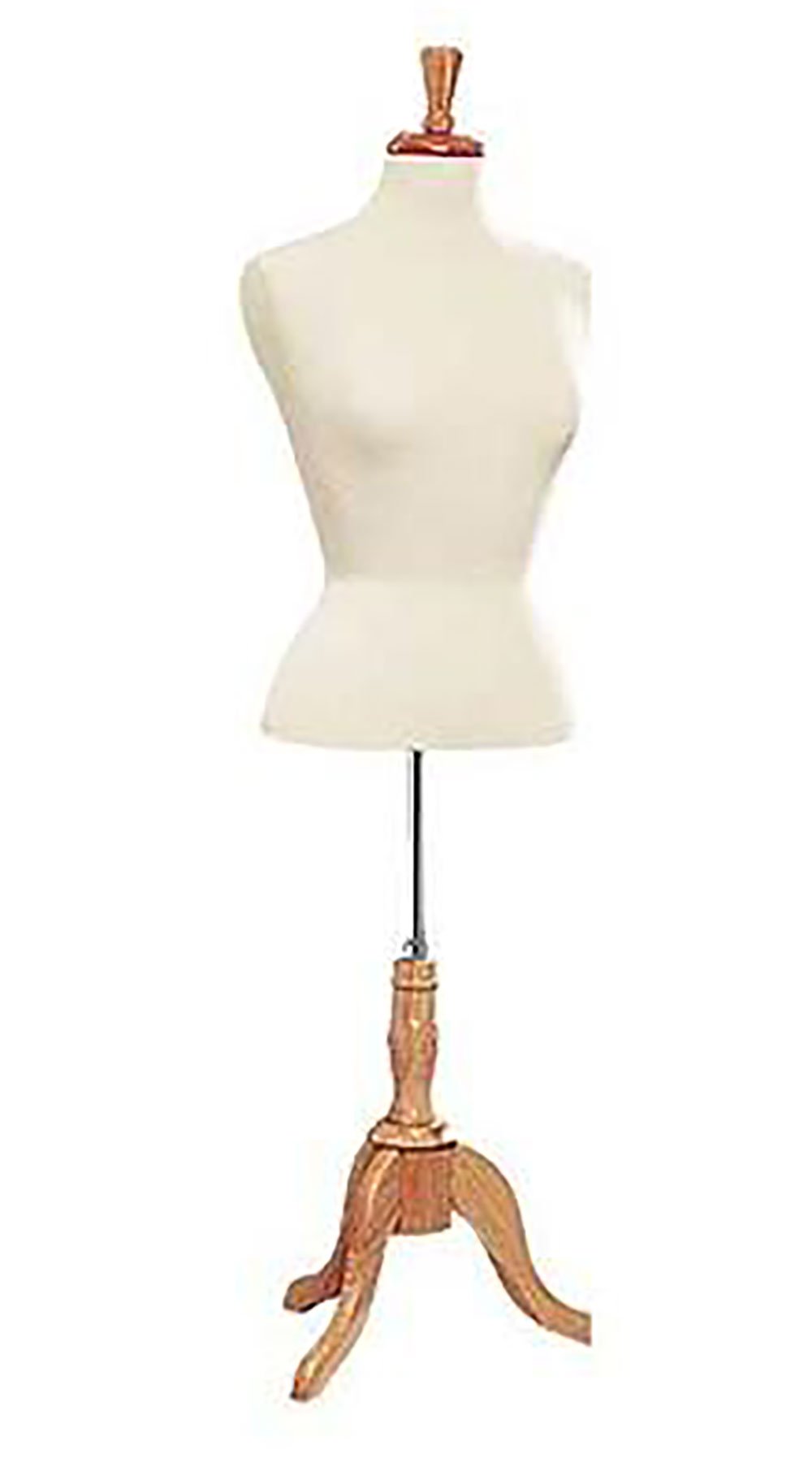 Premium Off-White Jersey Dress Form Mannequin for Women - Adjustable Sewing Mannequin for Tailoring, Fashion Design & Dressmaking | Perfect for Boutiques, Fashion Studios & Home Sewing Projects