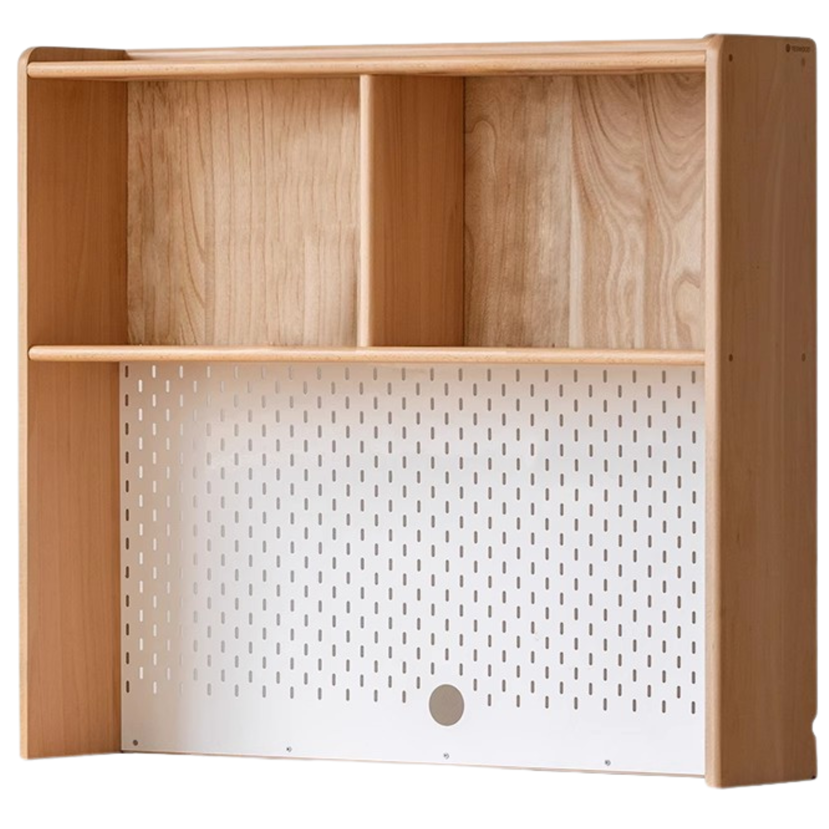 38.5x8.6x33.8 inch / 98x22x86 cm / Natural Wood Color / Beech Study table shelf