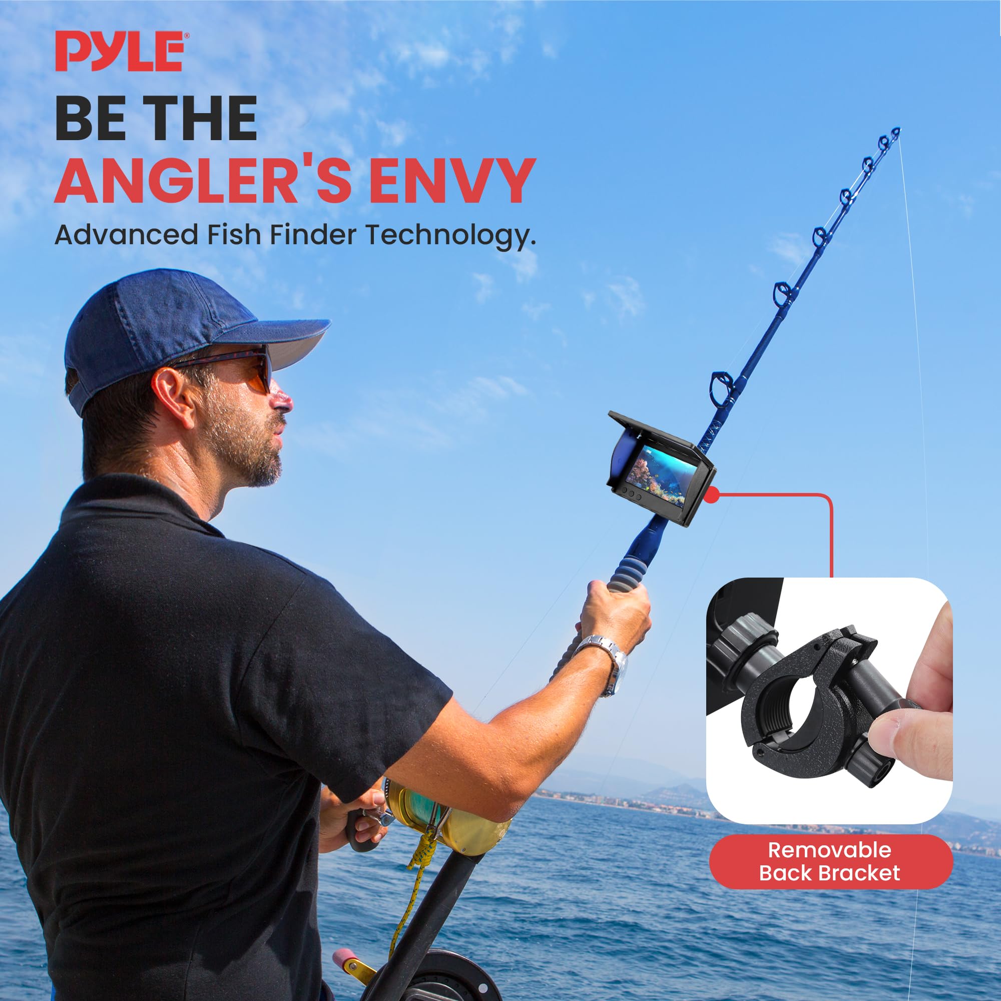 Pyle Underwater Fishing Camera with 4.3