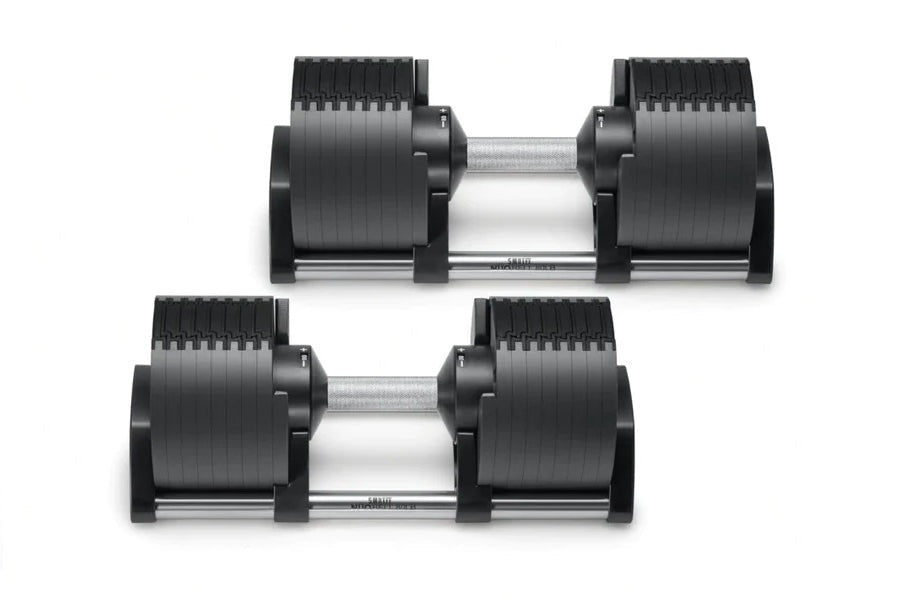NÜOBELL 80lb Adjustable Dumbbell Set - Classic Weight Lifting Dumbbells for Home Gym, Strength Training & Fitness Workouts - Perfect for Men & Women