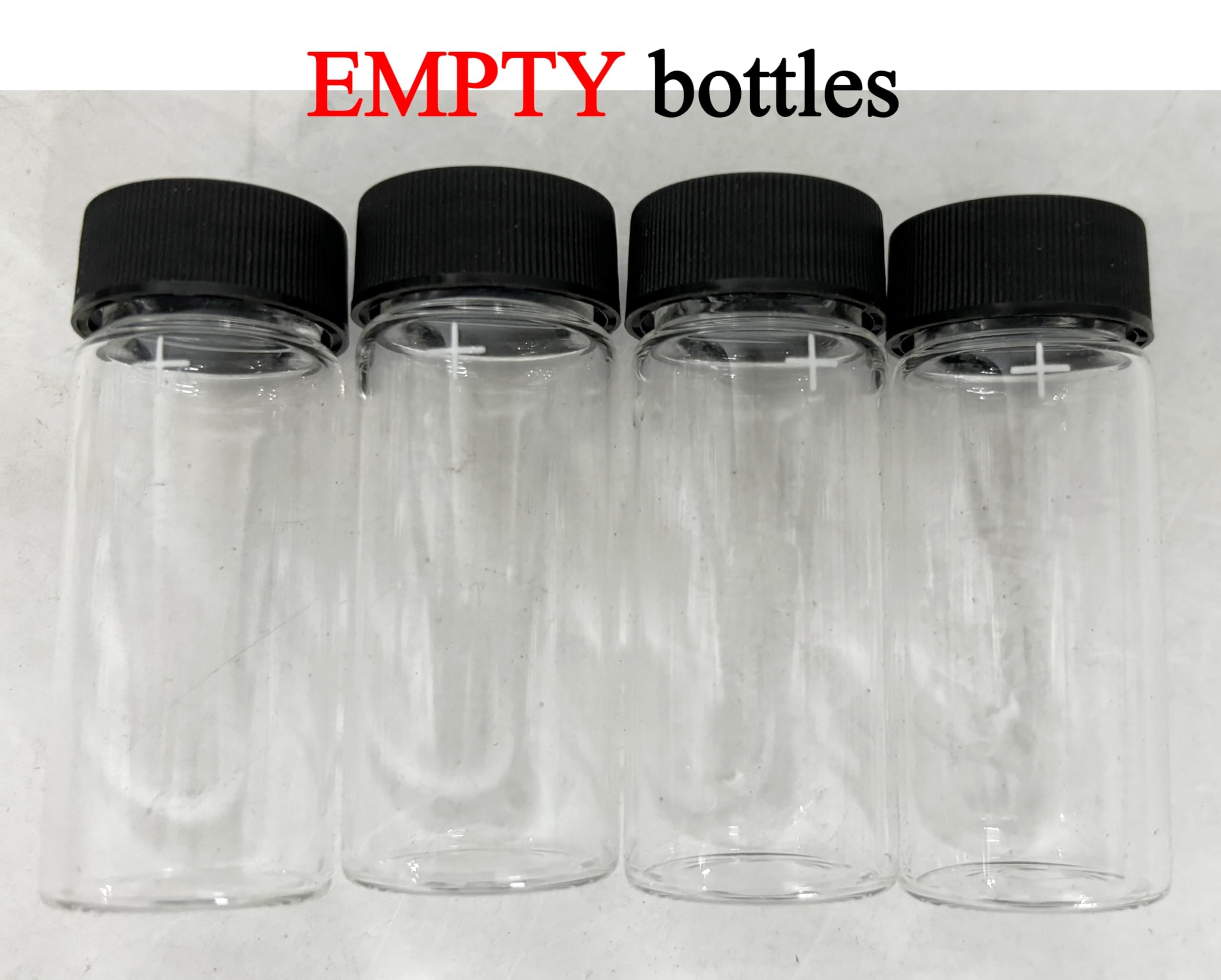4 Sample Bottles (2 Sets) - Turbidity Meter Bottles for SGZ Series | Turbidimeter Solution & Test Tubes | Water Quality Testing Lab Equipment for Laboratories & Field Work