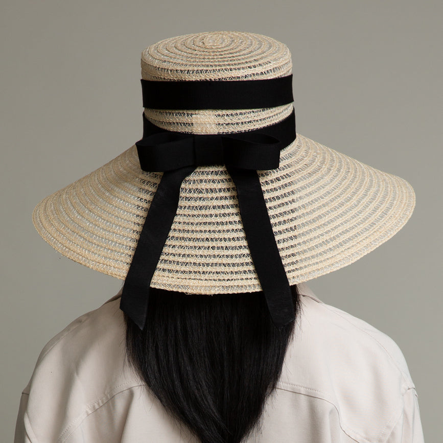 Mirabel Hemp Wide Brim Sun Hat for Women - UV Protection Summer Beach Hat - Perfect for Outdoor, Travel & Gardening