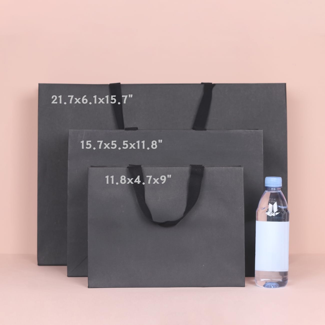 6-Pack Extra Large Gift Bags 21.7x6.1x15.7 Inches - Thick Sturdy Jumbo Paper Bags with Cotton Handles for Wedding Birthday Party Gifts | Perfect for Holiday Presents, Corporate Events & Baby Showers