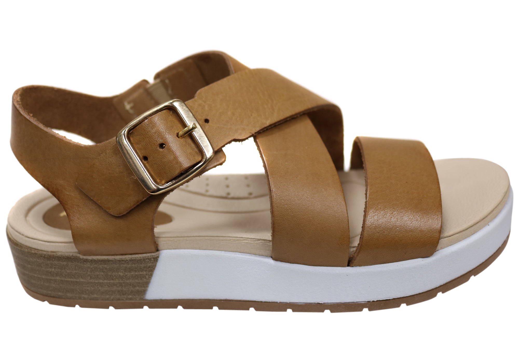 Pegada Robbina Women's Comfortable Leather Sandals - Handmade in Brazil - Perfect for Beach, Vacation & Summer Outfits