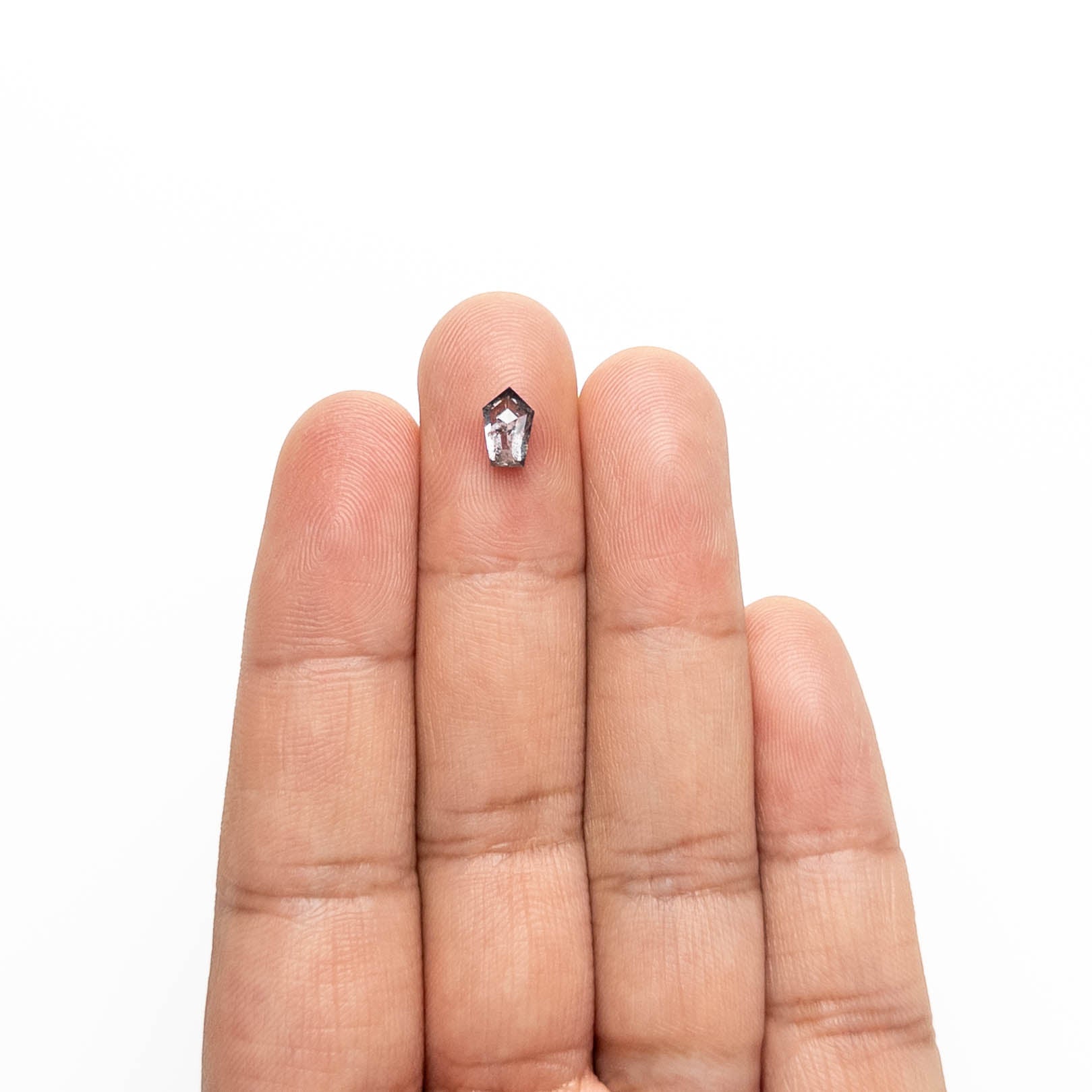 0.87ct Shield Rose Cut Loose Gemstone 7.37x4.84x2.87mm - Natural Rose Quartz for Jewelry Making, Engagement Rings & DIY Crafts