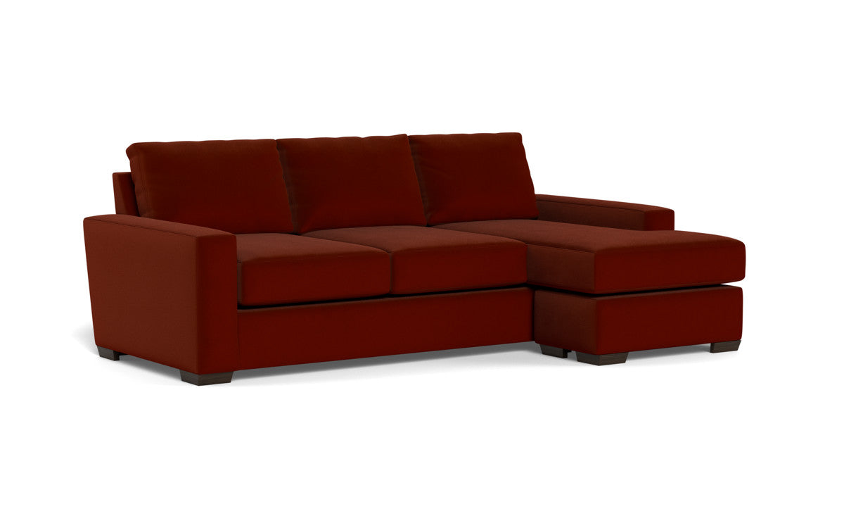 Mas Mesa 101 Deep Reversible Sofa Chaise - Modern L-Shaped Sectional Couch with Reversible Chaise Lounge for Living Room, Family Room & Small Spaces