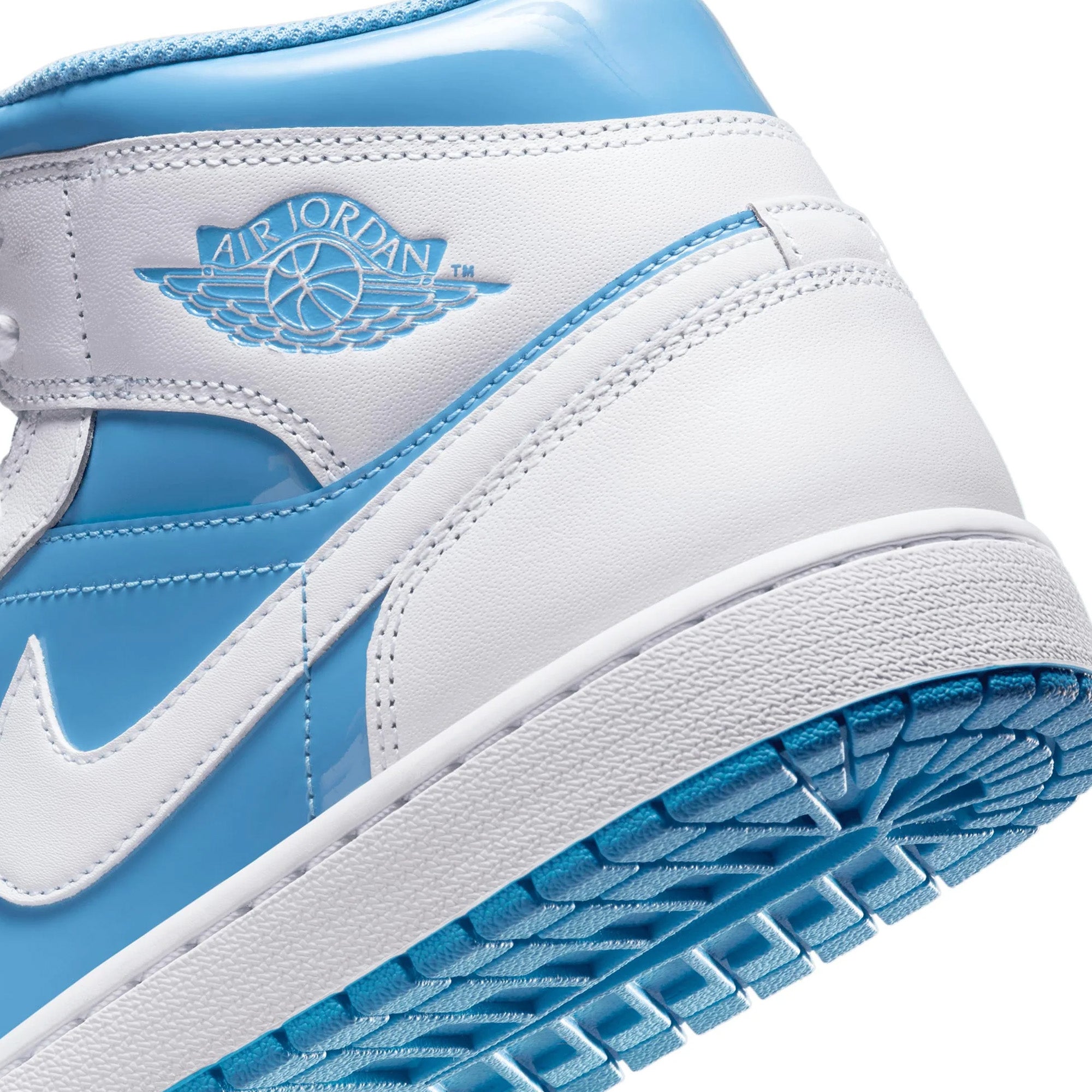 Air Jordan 1 Mid 'Legend Blue' Sneakers (2024) - Men's Basketball Shoes for Casual Wear & Street Style