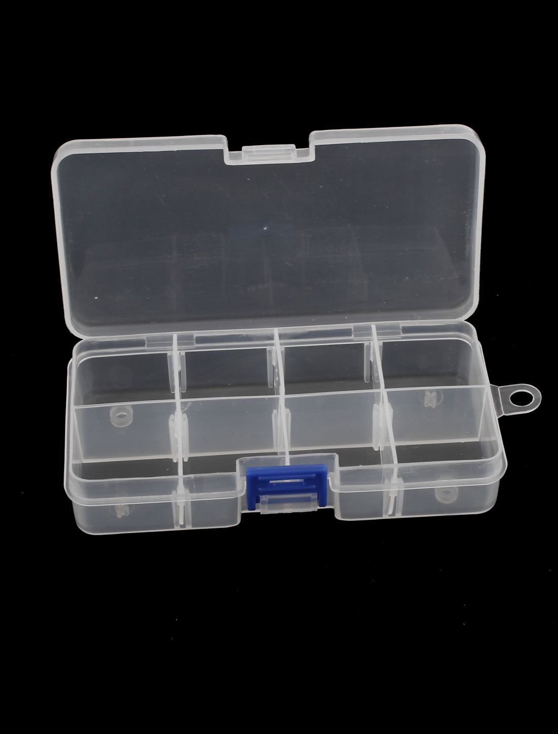 Plastic 8-Tool Organizer with Removable Compartments - Electronic Components Storage Box for DIY, Crafts & Home Improvement Projects