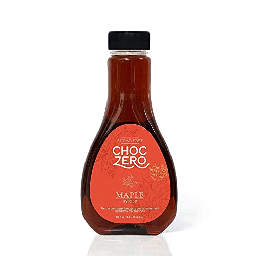 Organic Sugar-Free Maple Syrup - Low Carb, Keto-Friendly, Gluten-Free, No Preservatives, Non-GMO - Perfect for Pancakes, Waffles & Desserts (Pack of 1)