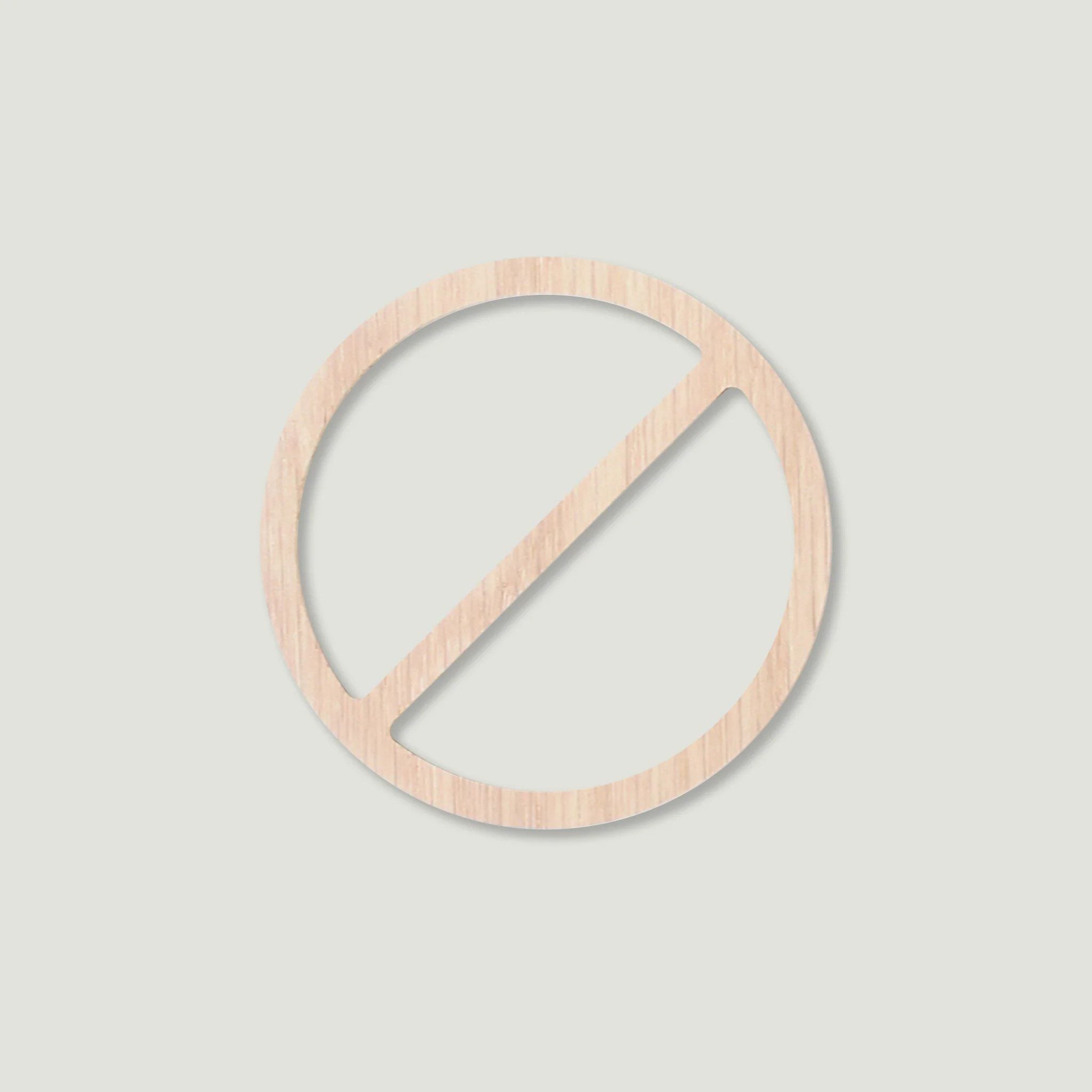 MOHEIM Do Not Enter Sign - White Oak Wooden Door Sign for Home, Office & Business - Perfect for Restricted Areas, Private Rooms & No Entry Zones