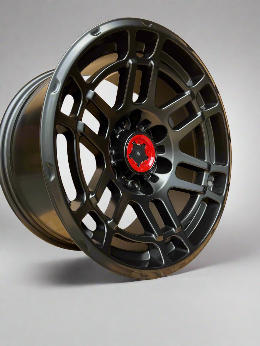 16-Inch Black Pro Style Wheels for Toyota Tacoma, 4Runner & FJ Cruiser - Off-Road & Street Performance Alloy Rims