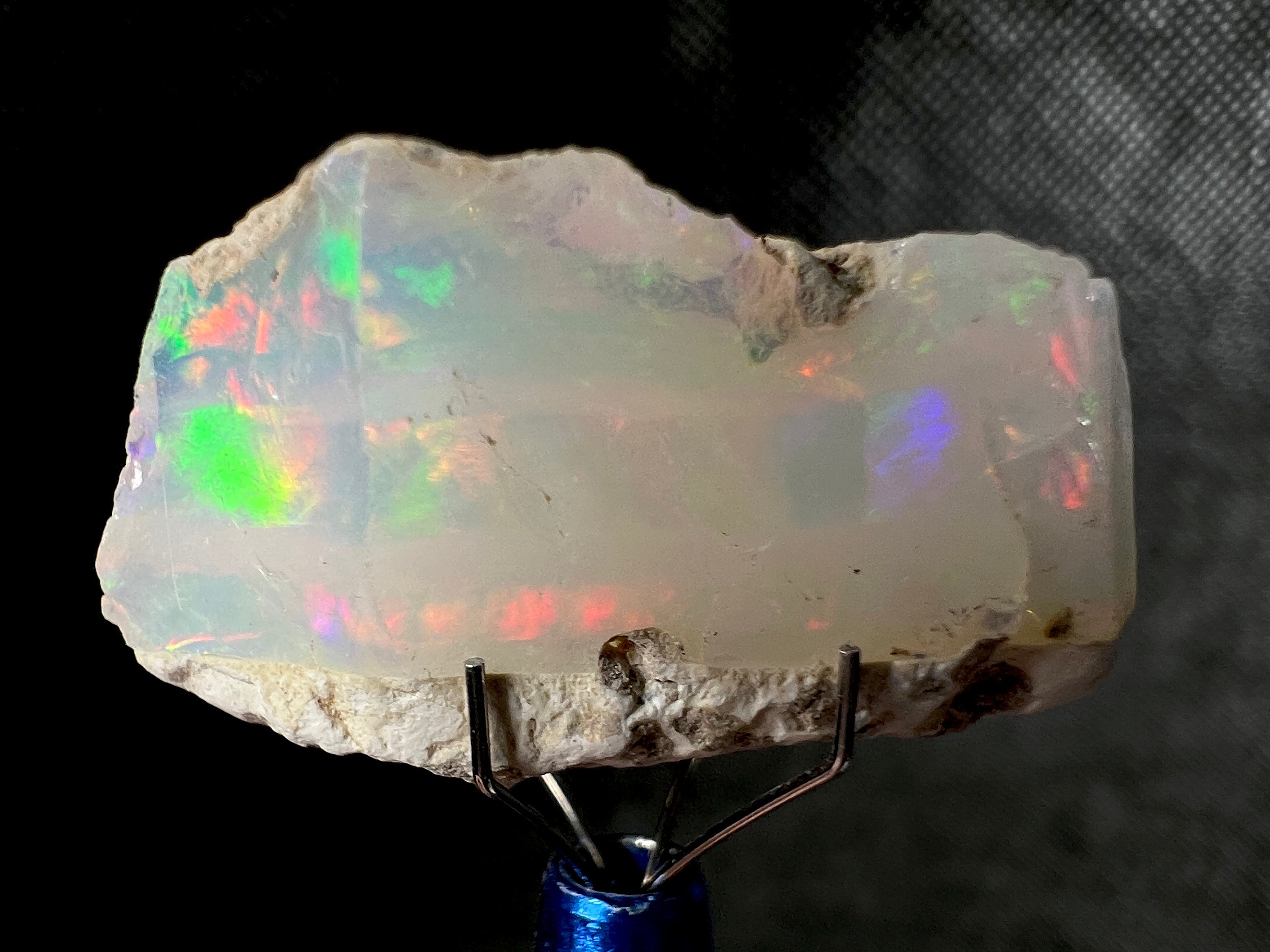 Premium 4A+ Welo Opal Raw Crystal - Natural Cutting Grade Opal for Jewelry Making, October Birthstone, Gemstone Collection (50657) - Perfect for Rings, Necklaces & DIY Craft Projects