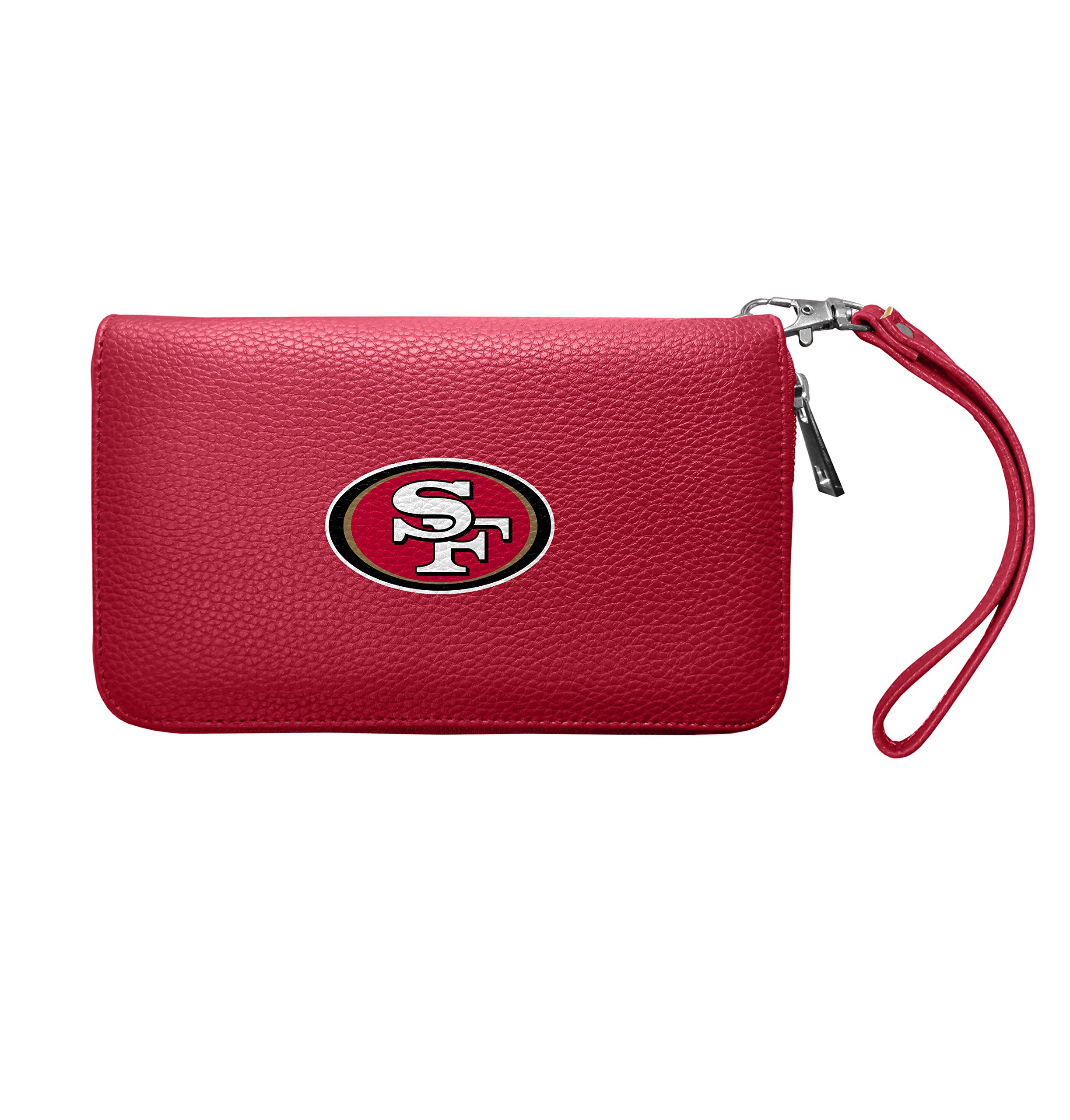 Littlearth NFL Women's Pebble Organizer Wallet with Zipper Closure - Stylish & Compact Crossbody Wallet for Game Day, Travel & Everyday Use