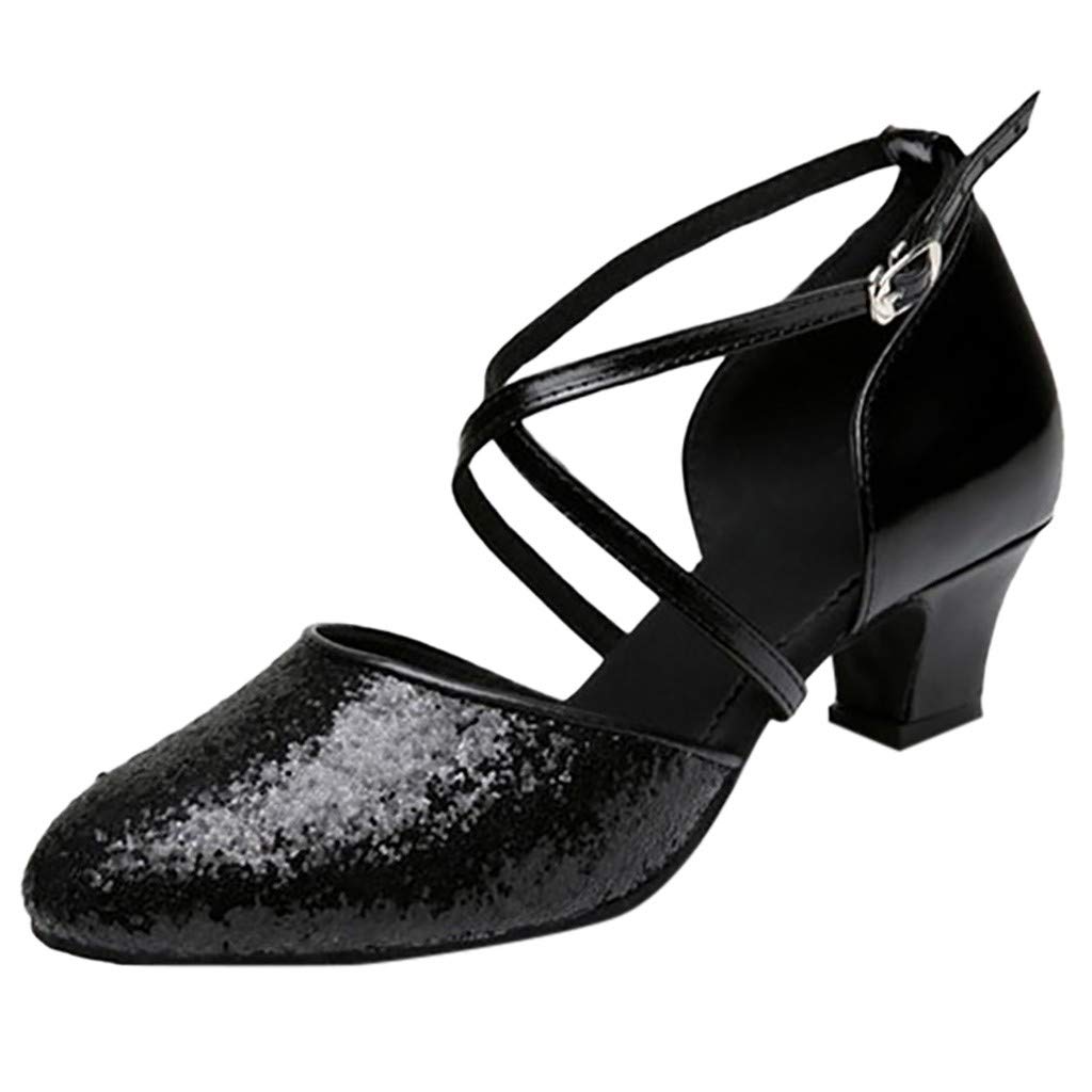 Women's Closed Toe Kitten Heel Pumps - Criss Cross Strap Pointed Toe Dress Shoes for Office & Work | Comfortable Women's Heels for Professional, Business & Formal Occasions