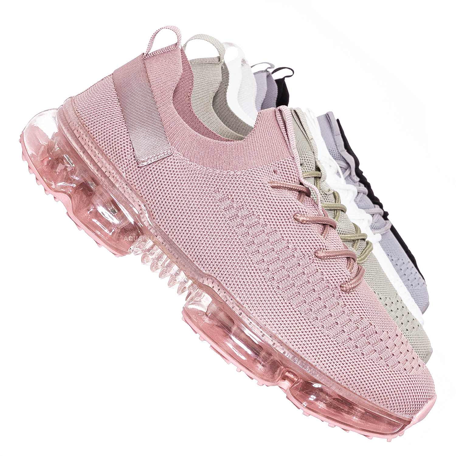 Stretch Mesh Sneakers with Air Cushion for Festivals & Running