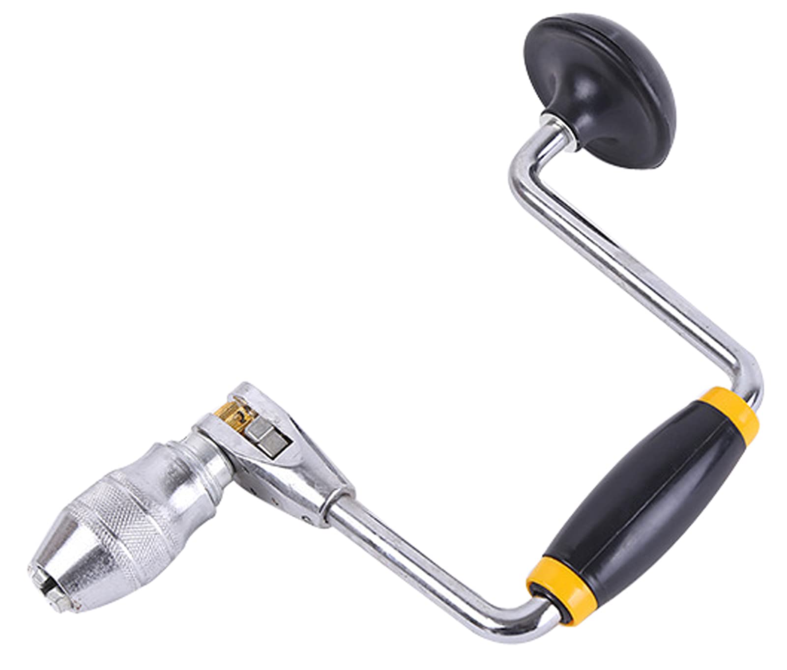 Hand Crank Drill for Woodworking - Swing-Bit Clip Tool for Carpenters | DIY & Crafting