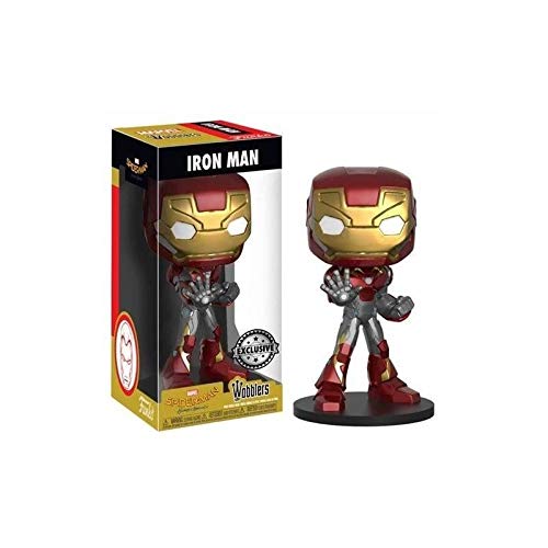 Spider-Man: Homecoming Iron Man Bobblehead - Collectible Marvel Superhero Toy for Home & Office Decor