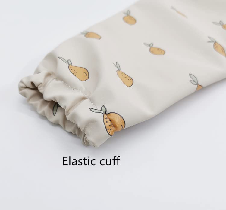 Waterproof Baby Bibs for Infants & Toddlers - Long Sleeve Feeding Bib with Food Catcher | Super Soft, Wipe Clean | Perfect for Messy Mealtime & Baby-Led Weaning