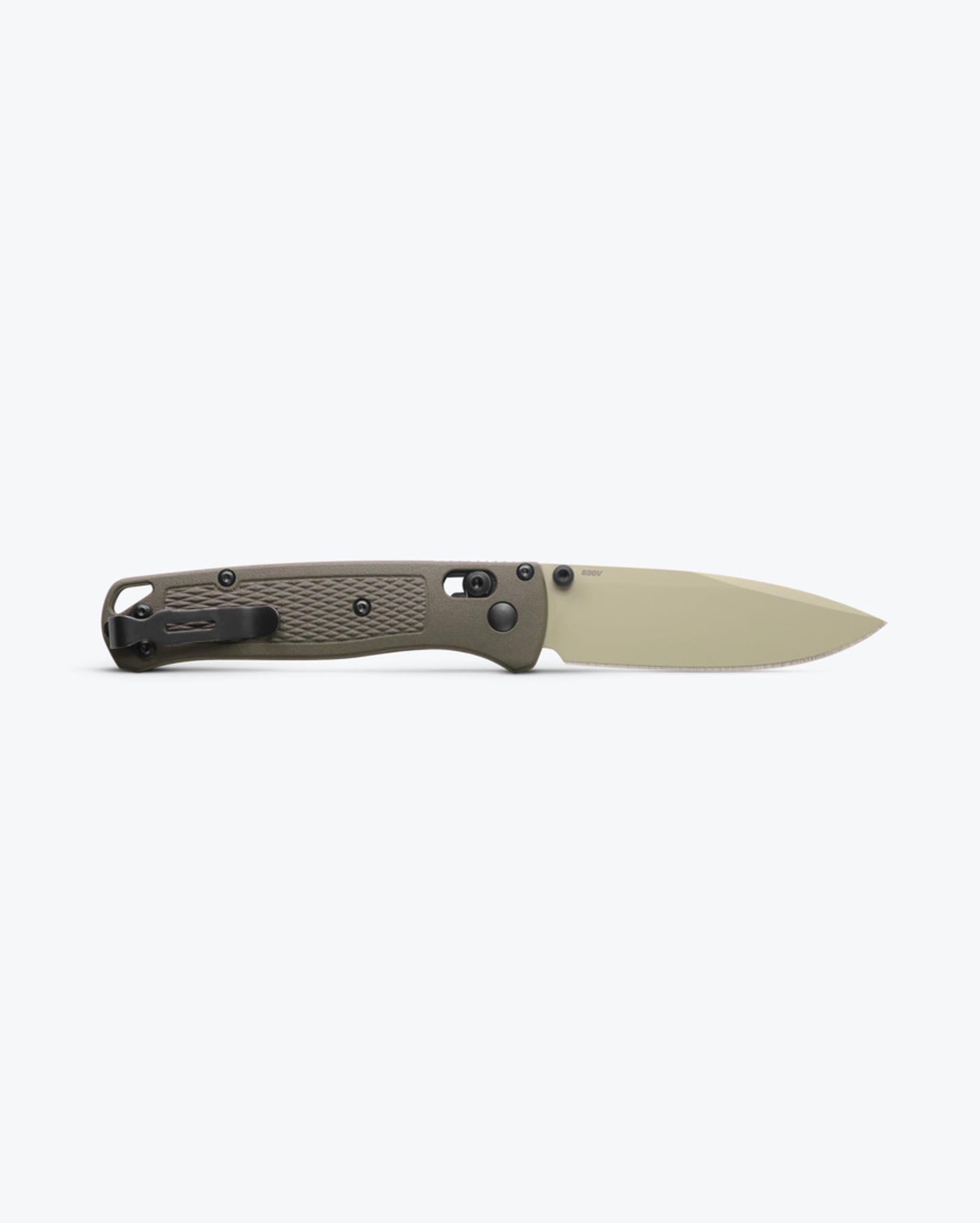 Bugout® Knife - Dark Olive Grivory® Handle, EDC Folding Pocket Knife for Outdoor Camping, Hiking & Everyday Carry