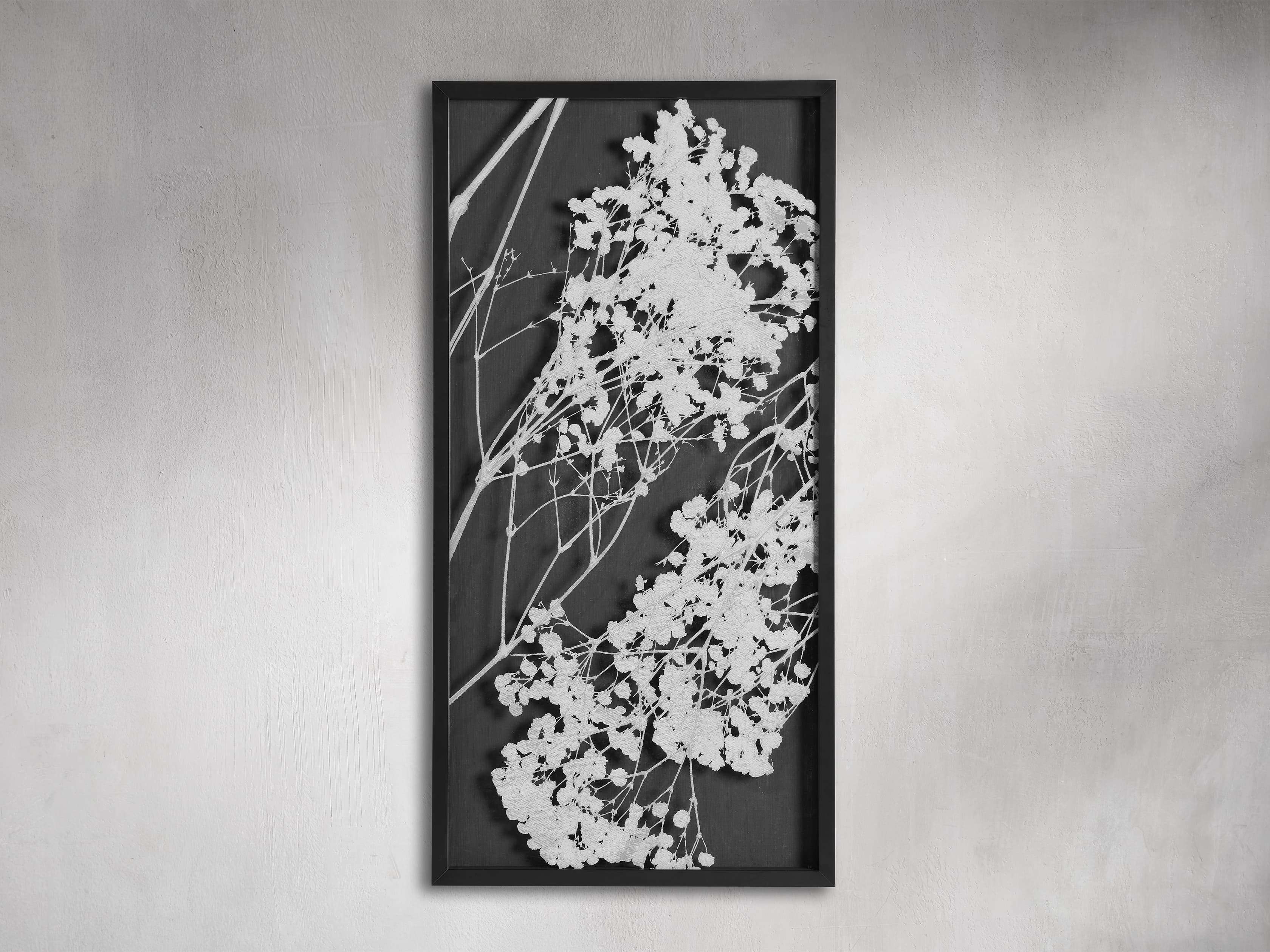 Baby's Breath II Framed Print - Elegant Floral Wall Art for Nursery, Bedroom & Living Room Decor - Perfect Gift for Baby Showers & Housewarming