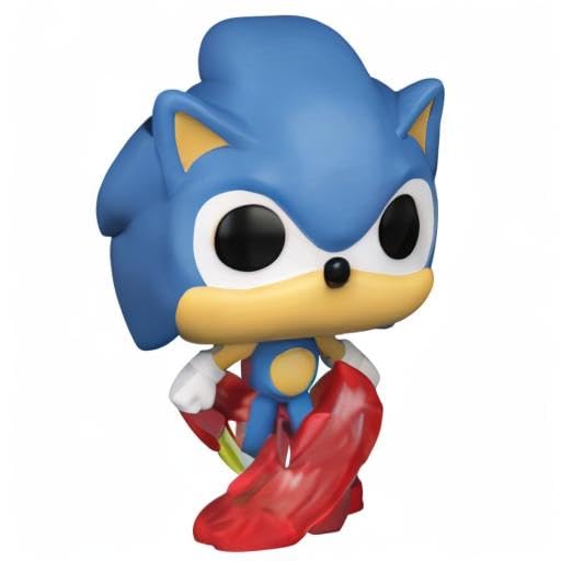 Funko Pop! Sonic 30th Anniversary Vinyl Figure with Pop Protector Case - Collectible Gaming Merchandise for Display & Protection - Perfect for Sonic Fans, Gamers & Collectors