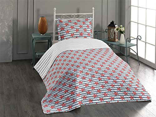 Slate Blue Red White