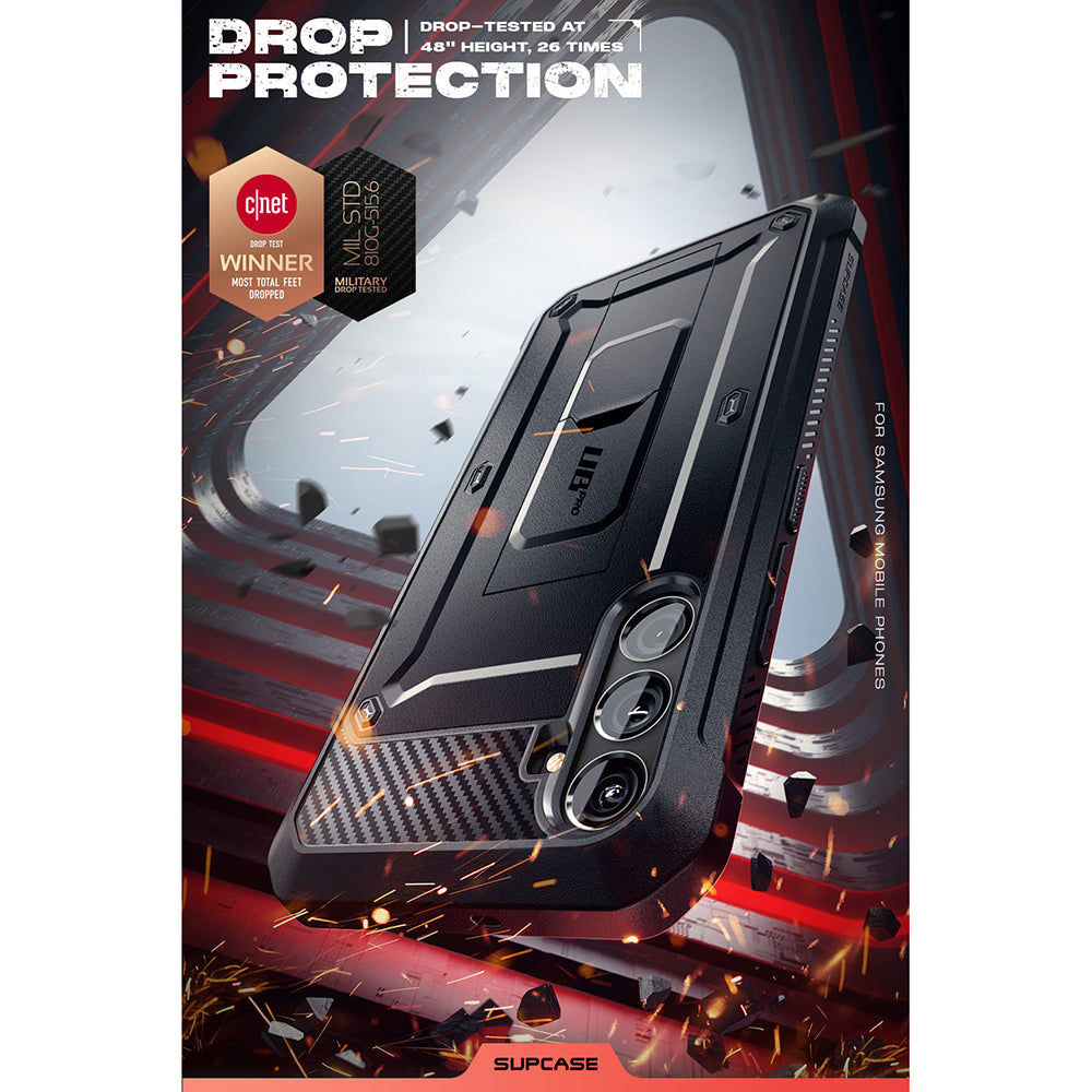 Samsung Galaxy S23 FE Unicorn Beetle PRO Heavy Duty Rugged Case - Shockproof, Drop Protection, Black (Open Box) - Perfect for Outdoor, Work & Extreme Sports