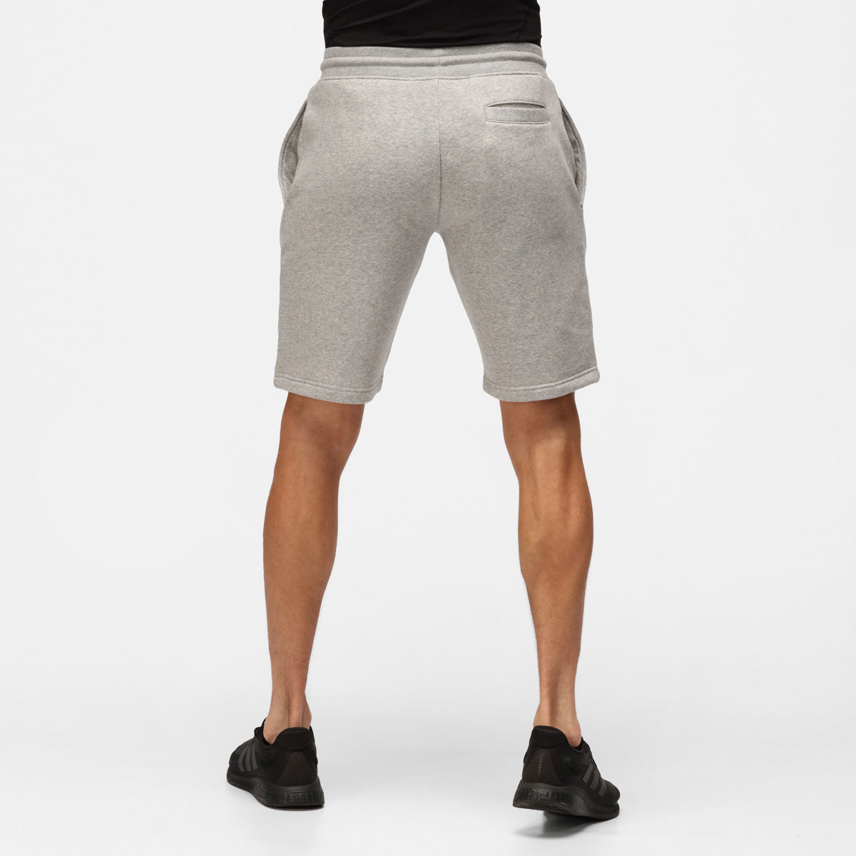 TKB Men's Grey Organic Cotton Sweat Shorts - Comfortable Lounge & Gym Workout Shorts for Men