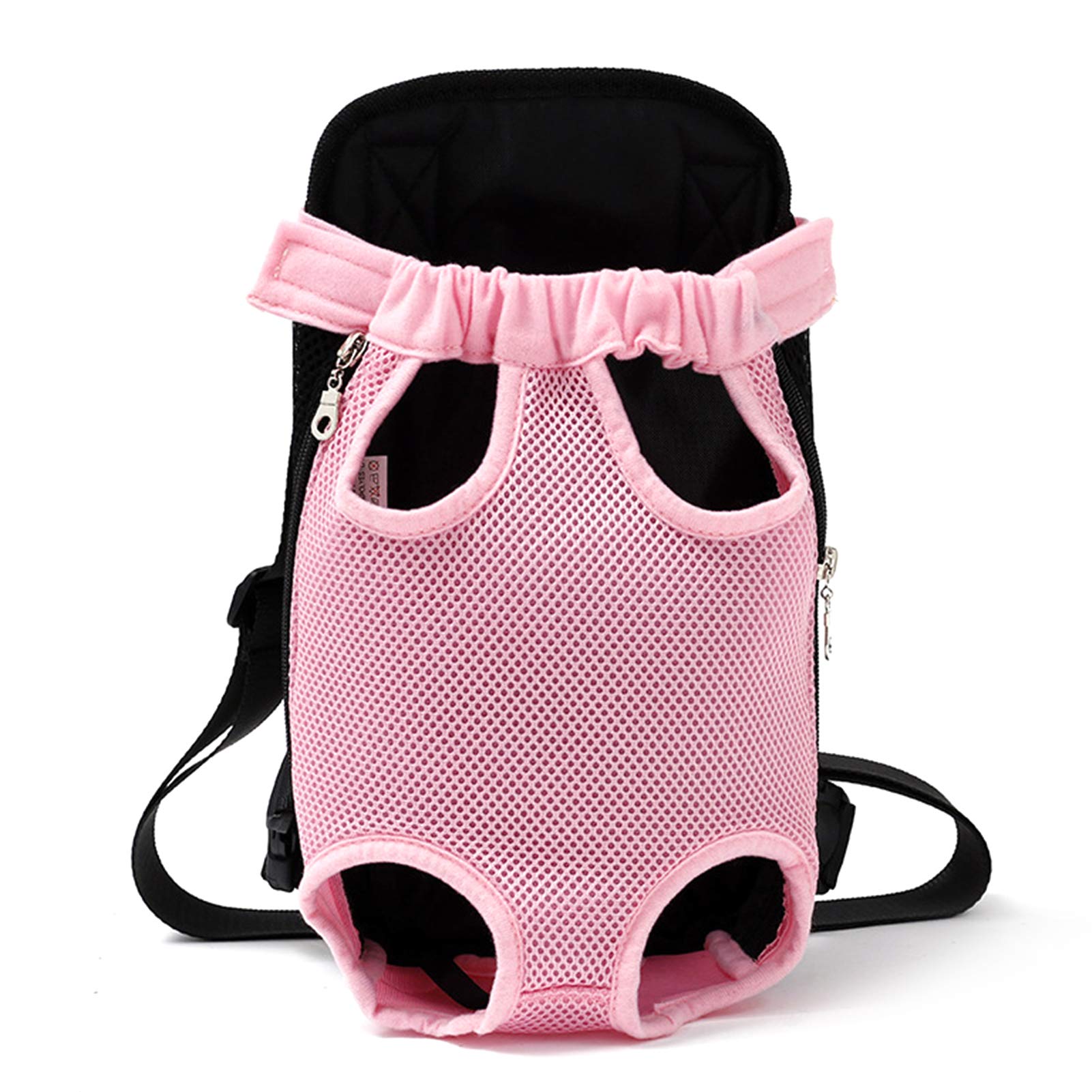 Pet Backpack Carrier - Breathable Portable Dog Backpack for Outdoor Travel, Hiking & Adventures - Front Chest Carrier with Head-Out Design for Small to Medium Dogs