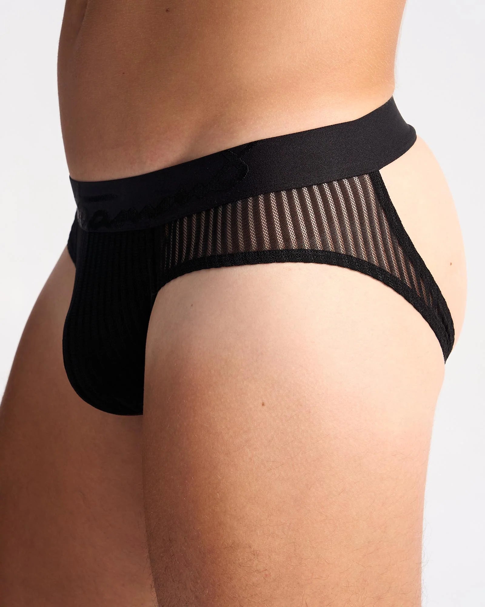Teamm8 Casanova Mesh Jockstrap Noir - Breathable Support for Gym, Running & Sports - Perfect for Workouts, Fitness & Active Lifestyles