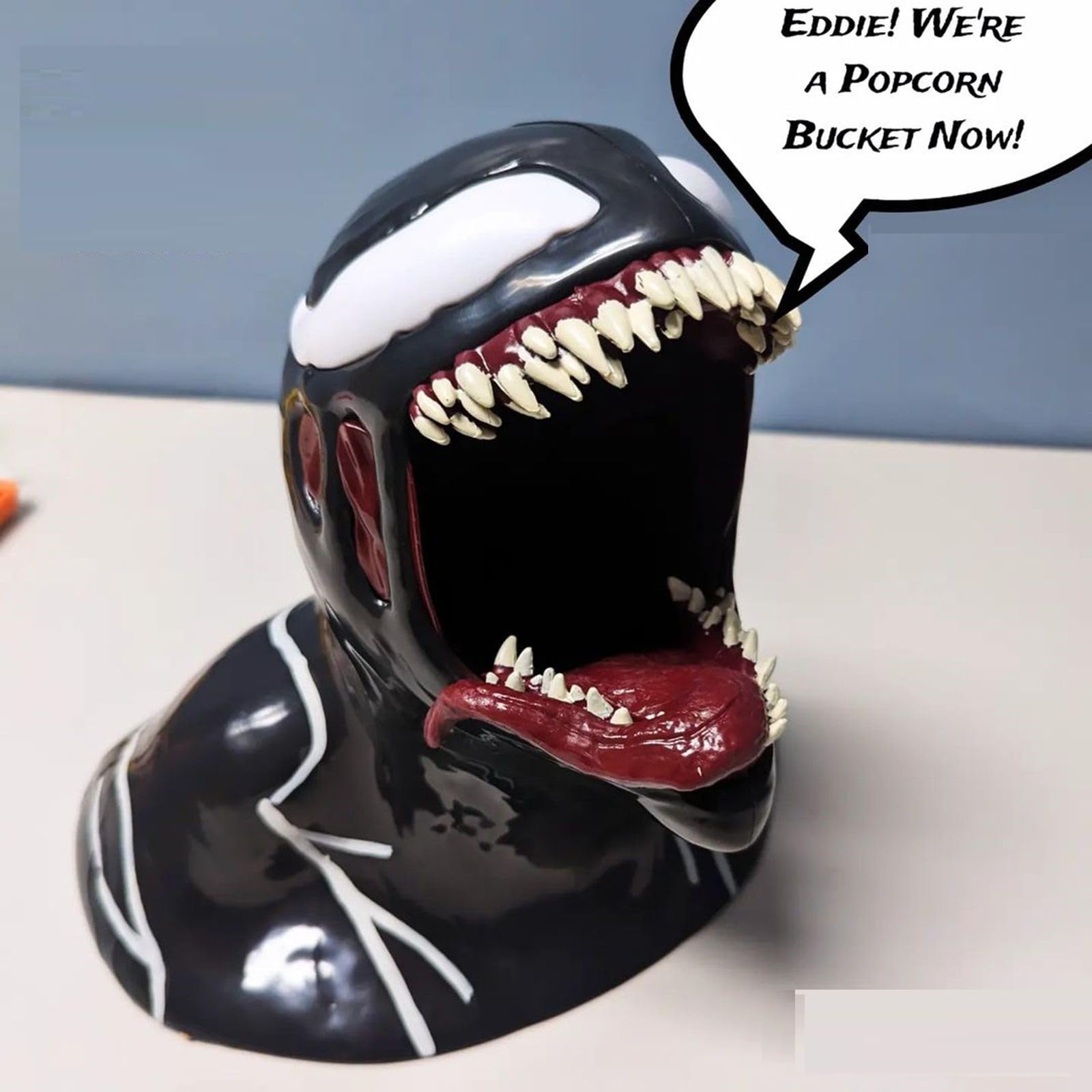 Venom The Last Dance Popcorn Bucket - Official Movie Merchandise & Venom Costume Collectible for Marvel Fans - Perfect for Movie Nights, Halloween Costumes & Superhero Parties