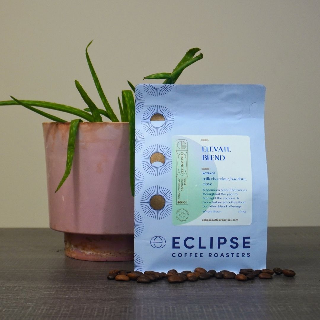 Eclipse Coffee Roasters Elevate Blend Premium Arabica Coffee Beans - Medium Roast Whole Bean Coffee for Espresso & Drip Brewing - Perfect for Home & Office Use