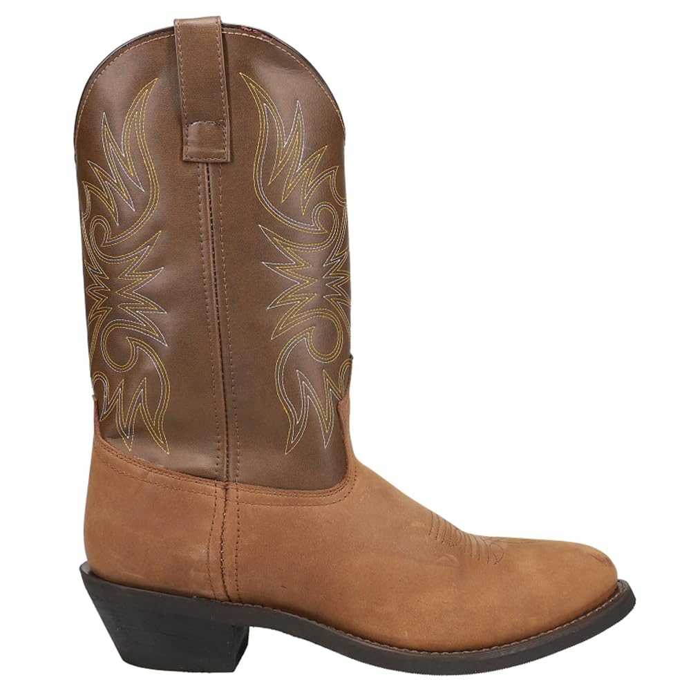 Laredo Men's Paris Western Boots - Genuine Leather Cowboy Boots for Men | Comfortable & Durable Riding Boots for Country, Rodeo & Casual Wear