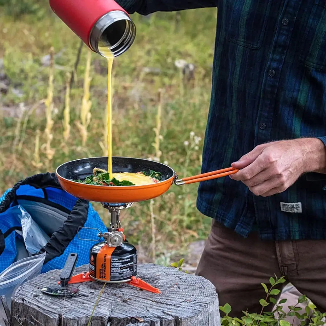 Jetboil Summit Skillet - Lightweight Camping Cookware for Backpacking, Hiking & Outdoor Adventures - Compact Non-Stick Frying Pan for Portable Stoves