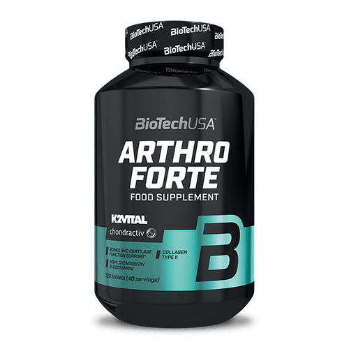 BioTechUSA Arthro Forte Joint Support Supplement - 120 Tablets for Joint Pain Relief & Mobility - Supports Healthy Cartilage & Connective Tissue - Ideal for Athletes & Active Adults