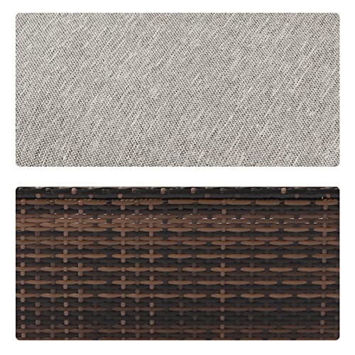 Brown Wicker+grey