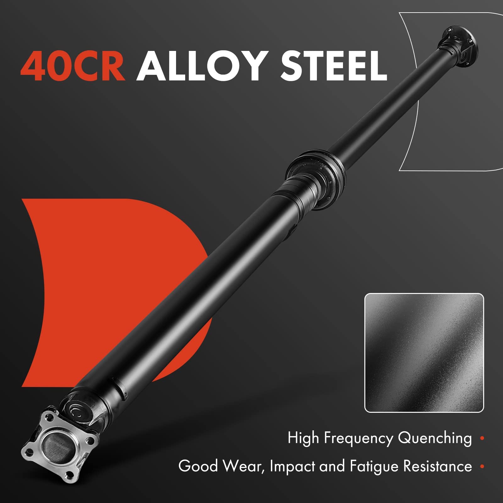 Premium Front Drive Shaft Assembly Compatible with Dodge Ram 1500/2500/3500 5.7L V8 4WD - Replacement for 52105930AA & 52105930AB - Ideal for Off-Roading, Towing & Heavy-Duty Performance