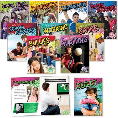Rourke Educational Social Skills Book Set for Grades 3-5 - Printed Classroom Books for Elementary Students - Perfect for Social Emotional Learning (SEL) Activities and Character Development