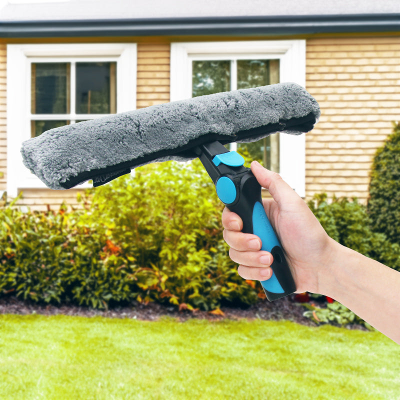 Moerman Baobab SwivelMaster Complete Window Cleaning Kit - Professional Squeegee with Swivel Pivot for Streak-Free Cleaning - Perfect for Home Windows, Glass Doors, and Commercial Storefronts