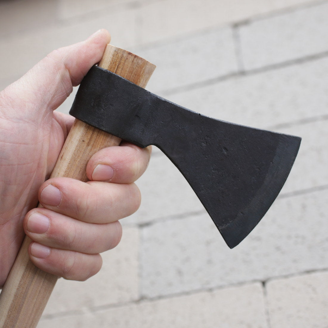 Premium Small Forged Tomahawk Axe - Compact Tactical Hatchet for Camping, Survival & Outdoor Adventures