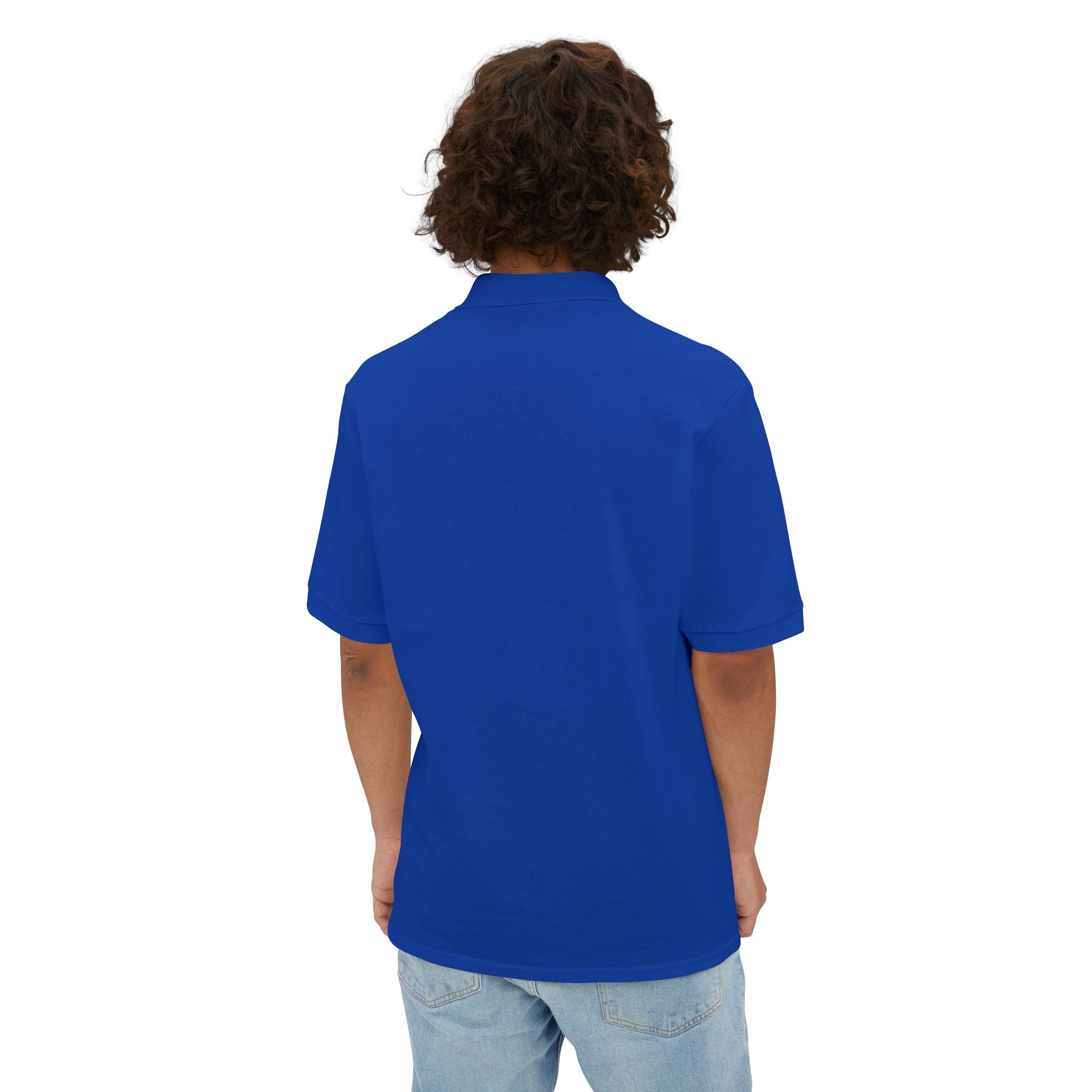 Atomic Defense Men's Performance Piqué Polo Shirt - Moisture Wicking, Breathable & Comfortable for Golf, Tennis & Casual Wear