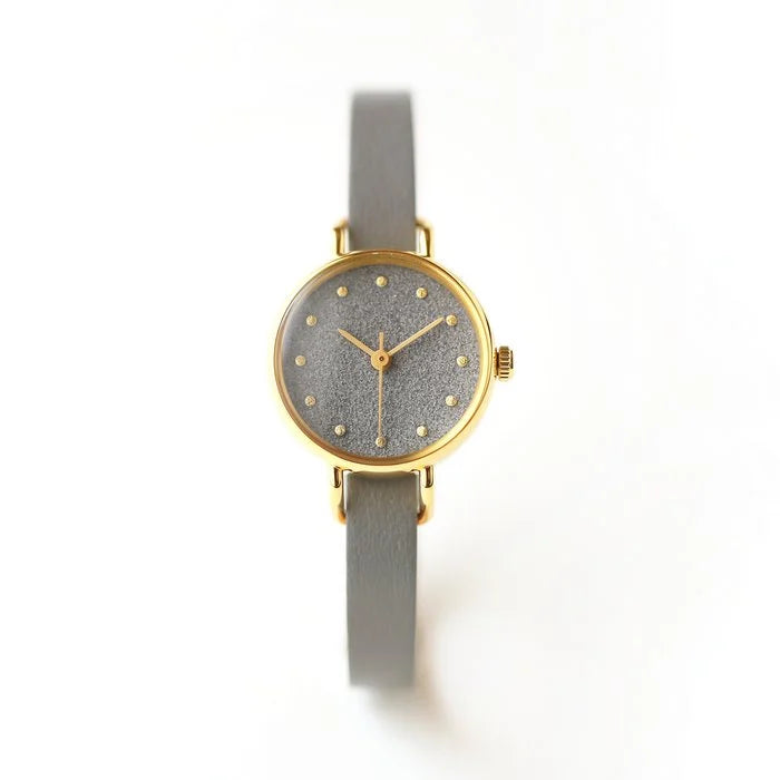 Luxury Japanese Handmade Women's Wristwatch - Obsidian Gray Analog Watch for Women | Perfect for Business, Formal Events & Everyday Elegance